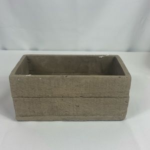 NEW Rustic Wood Succulent Planter Box 8”